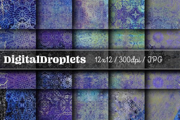 Boho Geom Papers Vol. 96: A Designer's Toolkit for Textured Depth