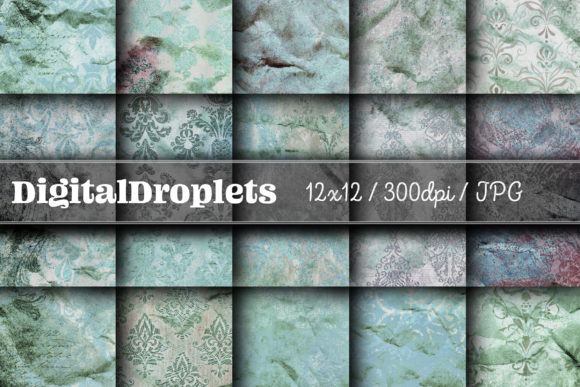 Elevate Your Designs with Golden Damask Dust Vol. 12