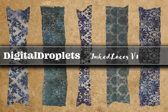 Inked Laces Vol. 1: 180 Washi Tapes for Digital Design