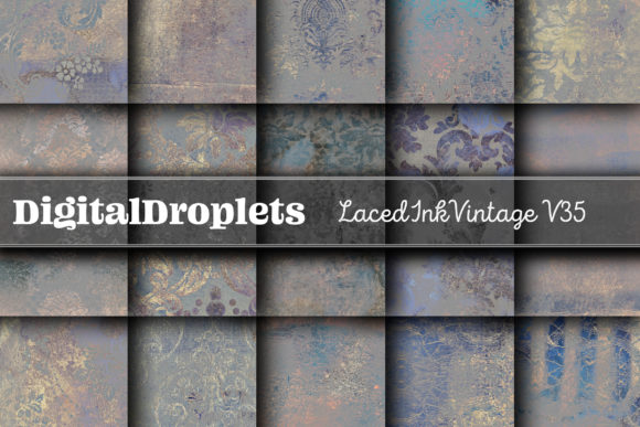 Laced Ink Vintage Vol. 35 | Collection: Textured Design Assets