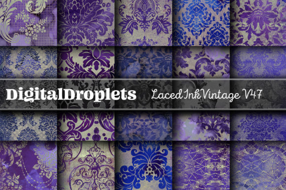 Laced Ink Vintage Vol. 47 | Collection: A Designer's Texture Toolkit