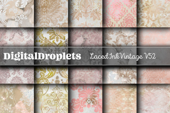 Laced Ink Vintage Vol. 52: Timeless Textures for Modern Design