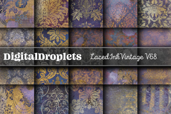 Laced Ink Vintage Vol. 68 | Collection: Textured Design Assets