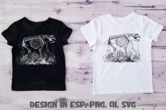 Prehistoric Bear Skeleton SVG: A Unique Design Asset