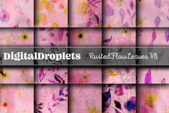 Rusted Flow Leaves Vol. 8: A Designer's Textured Collection